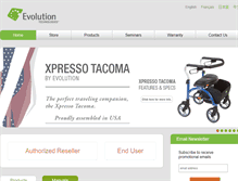 Tablet Screenshot of evolutionwalker.com